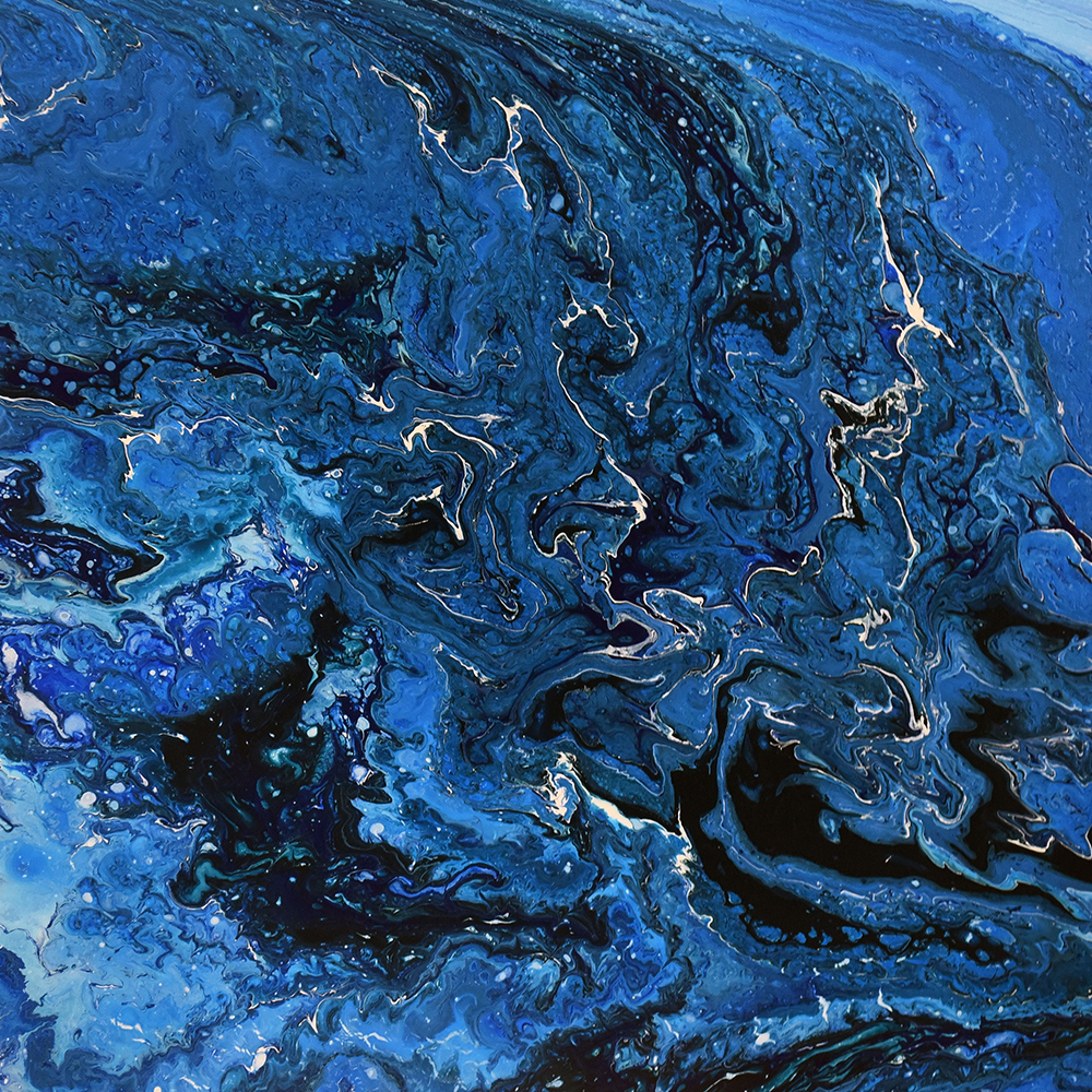 Blue Painting by Deepa Kulkarni